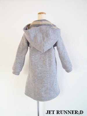 画像5: ゆるパーカーワンピース（マスタード/グレー）