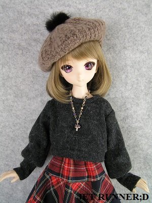 画像8: ニットベレー帽（ピスタチオ/ベリー/ココア）