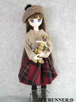 画像7: ニットベレー帽（ピスタチオ/ベリー/ココア）