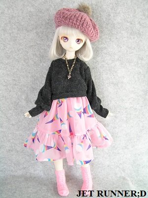 画像5: ニットベレー帽（ピスタチオ/ベリー/ココア）