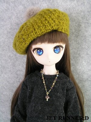 画像2: ニットベレー帽（ピスタチオ/ベリー/ココア）