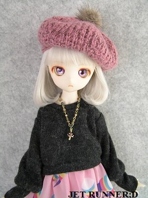 画像4: ニットベレー帽（ピスタチオ/ベリー/ココア）