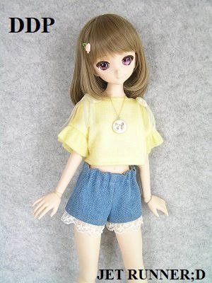 画像6: [M]肩見せリボントップス（イエロー）