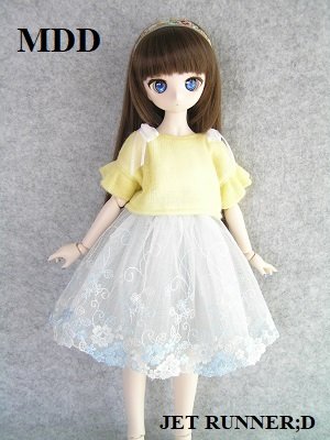 画像2: [M]肩見せリボントップス（イエロー）