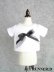 画像1: [M]シンプルリボンTシャツ（白） (1)