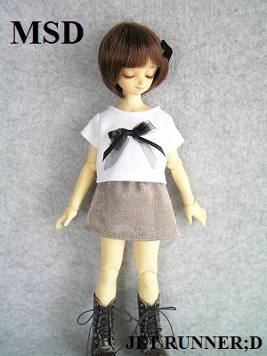 画像9: [M]シンプルリボンTシャツ（白）