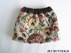 画像1: [M]ゴブラン織りミニスカート
