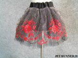画像: [M]薔薇レースのミニスカート
