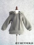 画像1: [M]シンプルパーカーワンピース