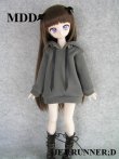 画像4: [M]シンプルパーカーワンピース
