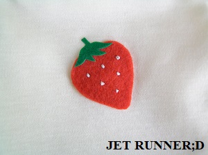 いちごTシャツ（クリーム/ソーダ） - JET RUNNER;D