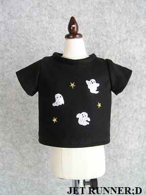 画像1: [M]星空でダンスするオバケTシャツ